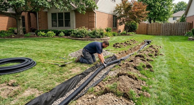 Landscape Drainage Installation Service