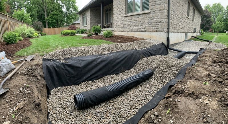 French Ditch Installation in Birmingham, AL
