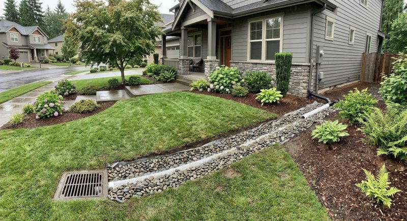 Hillside Drainage Installation in Tuscaloosa, AL